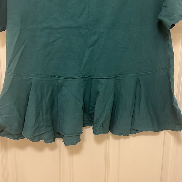 Anthropologie Hashtag in Trend Peplum Shirt- Size M - Picture 6 of 15